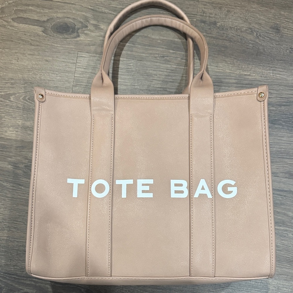 Elegant Tan Tote Bag